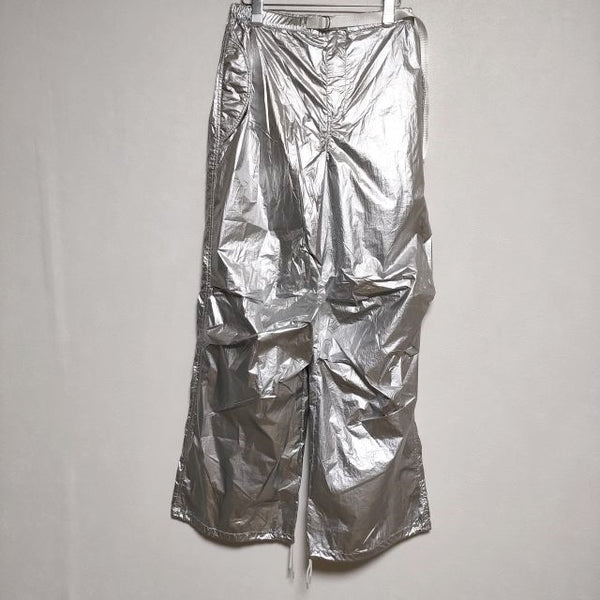 CITYSHOP 新品 METALLIC SNOW 定価19800円 メタリックスノー パンツ 23SS シルバー レディース シティショップ【中古】4-0819G∞