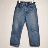 BEAMS BOY/or Slow 別注 No.8 DENIM 定価23980円 加工 ジーンズ デニムパンツ ブルー レディース ビームスボーイ/オアスロウ【中古】4-0819G∞