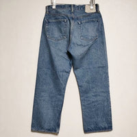 BEAMS BOY/or Slow 別注 No.8 DENIM 定価23980円 加工 ジーンズ デニムパンツ ブルー レディース ビームスボーイ/オアスロウ【中古】4-0819G∞