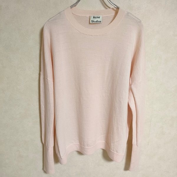 ACNE STUDIOS CAREL MERINO PSS16 サイズXS ウール ニット ピンク レディース アクネストゥディオズ【中古】4-1001T△