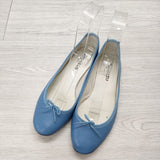 repetto Cendrillon サンドリオン バレリーナシューズ 38サイズ 定価44000円 ラムレザー 羊革 バレエシューズ ミズイロ レディース レペット【中古】4-0807G◎