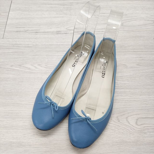 repetto Cendrillon サンドリオン バレリーナシューズ 38サイズ 定価44000円 ラムレザー 羊革 バレエシューズ ミズイロ レディース レペット【中古】4-0807G◎