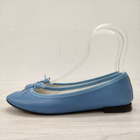 repetto Cendrillon サンドリオン バレリーナシューズ 38サイズ 定価44000円 ラムレザー 羊革 バレエシューズ ミズイロ レディース レペット【中古】4-0807G◎