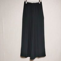 ENFOLD ELASTIC WIDE TROUSERS 定価25300円 300GS631-2190 ワイド イージー パンツ ネイビー レディース エンフォルド【中古】4-0824G∞