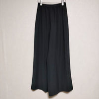 ENFOLD ELASTIC WIDE TROUSERS 定価25300円 300GS631-2190 ワイド イージー パンツ ネイビー レディース エンフォルド【中古】4-0824G∞