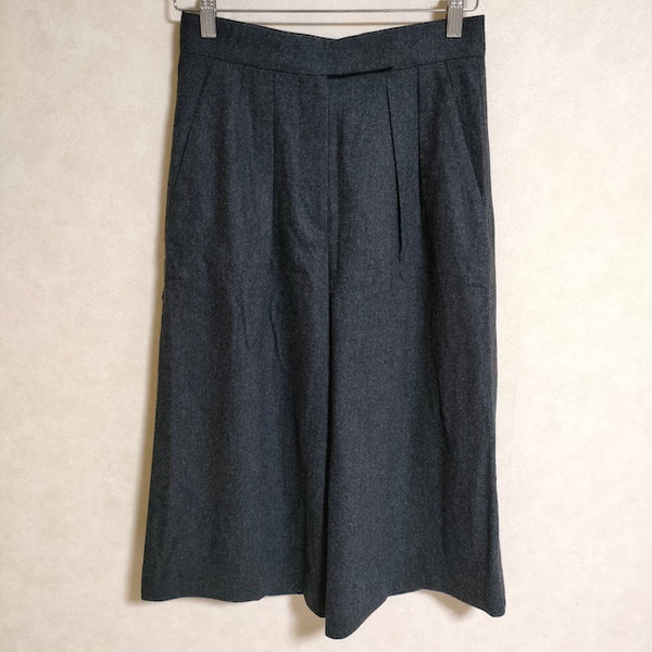 MAX MARA ワイドパンツ サイズ38 パンツ チャコールグレー レディース マックスマーラ【中古】4-1001T△