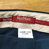 MAX MARA ストレッチ サイズ38 パンツ ネイビー レディース マックスマーラ【中古】4-0813G△