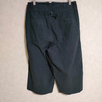 MHL. COTTON HEMP DRILL コットンヘンプトラウザー 定価24000円 595‐1143501 パンツ 2021SS ブラック レディース エムエイチエル【中古】4-0806M△