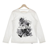 s'yte Yohji Yamamoto 久米繊維 white magic 長袖Ｔシャツ カットソー ロンＴ ホワイト ユニセックス サイトヨウジヤマモト【中古】5-0122M∞