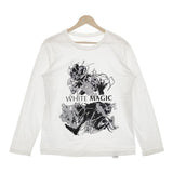 s'yte Yohji Yamamoto 久米繊維 white magic 長袖Ｔシャツ カットソー ロンＴ ホワイト ユニセックス サイトヨウジヤマモト【中古】5-0122M∞