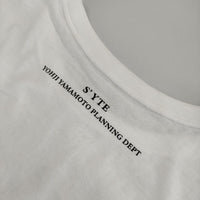 s'yte Yohji Yamamoto 久米繊維 white magic 長袖Ｔシャツ カットソー ロンＴ ホワイト ユニセックス サイトヨウジヤマモト【中古】5-0122M∞