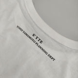 s'yte Yohji Yamamoto 久米繊維 white magic 長袖Ｔシャツ カットソー ロンＴ ホワイト ユニセックス サイトヨウジヤマモト【中古】5-0122M∞
