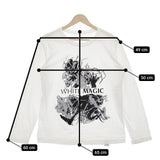 s'yte Yohji Yamamoto 久米繊維 white magic 長袖Ｔシャツ カットソー ロンＴ ホワイト ユニセックス サイトヨウジヤマモト【中古】5-0122M∞