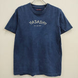 BLUE BLUE プリント 染め サイズ1/S 半袖Ｔシャツ カットソー ブルー レディース ブルーブルー【中古】4-0804S♪