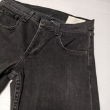 rag & bone スキニー ジーンズ Standard Issue 加工 デニムパンツ ブラック メンズ ラグアンドボーン【中古】4-1019G∞