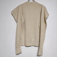 HYKE THERMAL SHIRT カシミヤ混 ニットソー セーター ニット ベージュ レディース ハイク【中古】4-0902M∞