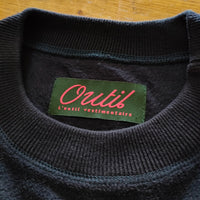 OUTIL MAILLE LEE フランス製 トレーナー パイル サイズ0 スウェット ネイビー レディース ウティ【中古】4-0909T△