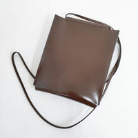 Scye smooth Leather Pochette ポシェット サコッシュ ショルダーバッグ ブラウン レディース サイ【中古】5-0423G∞
