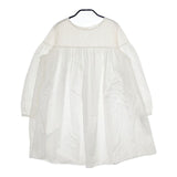utilite サークル刺繍切替 UT009SS15 コットンシャツ チュニック ホワイト レディース ユティリテ【中古】5-0410M∞