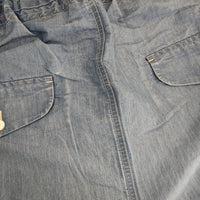 NO CONTROL AIR コットンポリエステル インディゴ 製品洗い イージーワイド パンツ ブルー レディース ノーコントロールエアー【中古】5-0410M∞