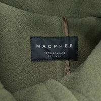 MACPHEE サイズ36 ウール メルトン ダッフルコート カーキ レディース マカフィー【中古】4-1110A♪