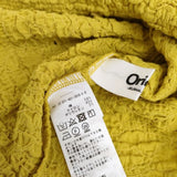 JOURNAL STANDARD Oriens 新品 シャーリングチビT 半袖Ｔシャツ カットソー イエロー レディース ジャーナルスタンダード【中古】4-0804S♪