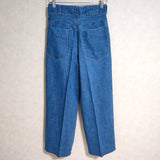 THE RERACS THE WIDE DENIM 22FW-REPT-152L-J サイズ36 デニムパンツ ブルー レディース ザリラクス【中古】4-0806G△