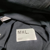 MHL. 595-2256500 WORKWEAR COTTON TWILL ジャンパースカート サロペット 2022 ネイビー レディース エムエイチエル【中古】4-0902M∞