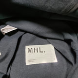 MHL. 595-2256500 WORKWEAR COTTON TWILL ジャンパースカート サロペット 2022 ネイビー レディース エムエイチエル【中古】4-0902M∞