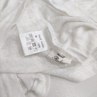 nest Robe 01172-2003 天竺 ビックtee 半袖Ｔシャツ カットソー ホワイト レディース ネストローブ【中古】4-0906S♪