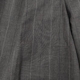 MARGARET HOWELL/FOX BROTHERS WIDE STRIPE FINE WOOL パンツ 23AW Cグレー マーガレットハウエル/フォックスブラザーズ【中古】4-0924T♪