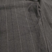 MARGARET HOWELL/FOX BROTHERS WIDE STRIPE FINE WOOL パンツ 23AW Cグレー マーガレットハウエル/フォックスブラザーズ【中古】4-0924T♪