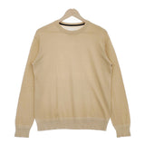 STILL BY HAND プレーティング編みコットンニット 定価17280円 KN0371 セーター ニット ベージュ メンズ スティルバイハンド【中古】5-0312M∞