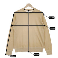 STILL BY HAND プレーティング編みコットンニット 定価17280円 KN0371 セーター ニット ベージュ メンズ スティルバイハンド【中古】5-0312M∞