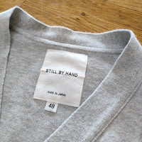 STILL BY HAND コットンニット KN0764 サイズ48 カーディガン グレー メンズ スティルバイハンド【中古】4-0901M△