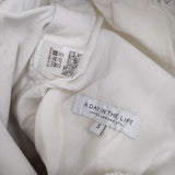 UNITED ARROWS/a day in the life イージー S クロップドパンツ ホワイト レディース ユナイテッドアローズ/アデイインザライフ【中古】4-0906M♪