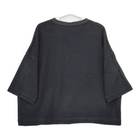 ARTS&SCIENCE 鹿の子ワイドプルオーバー 091-U60E-071 コットン カットソー ブラック レディース アーツ&サイエンス【中古】5-0516M△