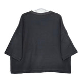 ARTS&SCIENCE 鹿の子ワイドプルオーバー 091-U60E-071 コットン カットソー ブラック レディース アーツ&サイエンス【中古】5-0516M△