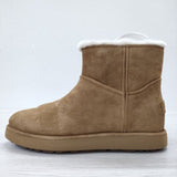 UGG 新品 W CLASSIC MINI BLVD ムートンブーツ 定価33000円 25cm ブーツ ベージュ レディース アグ【中古】4-1017T◎