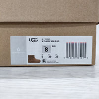 UGG 新品 W CLASSIC MINI BLVD ムートンブーツ 定価33000円 25cm ブーツ ベージュ レディース アグ【中古】4-1017T◎