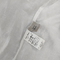 nest Robe フリルカラー ピンタック リネン 01191-1096 ブラウス シャツ オフホワイト レディース ネストローブ【中古】5-0410M∞