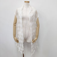 nest Robe 01152-1052 コットンシルク ベスト ホワイト レディース ネストローブ【中古】5-0711M◎