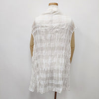 nest Robe 01152-1052 コットンシルク ベスト ホワイト レディース ネストローブ【中古】5-0711M◎