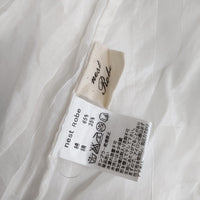 nest Robe 01152-1052 コットンシルク ベスト ホワイト レディース ネストローブ【中古】5-0711M◎