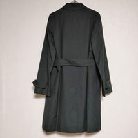 MARGARET HOWELL 578-6112001 PROOFED COTTON COAT ライナー付き コート ブラック レディース マーガレットハウエル【中古】4-0905T∞