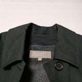 MARGARET HOWELL 578-6112001 PROOFED COTTON COAT ライナー付き コート ブラック レディース マーガレットハウエル【中古】4-0905T∞