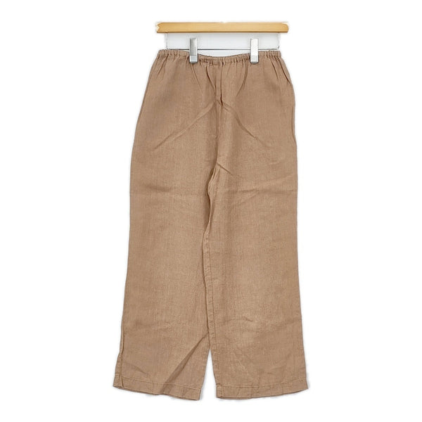 fog linen work リネン ゴム イージーパンツ パンツ ベージュ レディース フォグリネンワーク【中古】5-0516M△