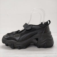 PUMA PULSAR WEDGE WMNS SANDAL ウエッジサンダル サイズ25cm サンダル ブラック レディース プーマ【中古】4-0816S◎