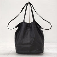 Morphee 3WAY MEDIUM TOTE ブラック 定価30800円 レザーバッグ 革 トートバッグ ブラック レディース モルフェ【中古】4-1008G◎