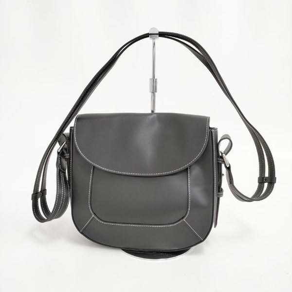 Lavenir レザー 革 ユニセックス ショルダーバッグ ブラック メンズ ラヴニール【中古】5-0710G∞
